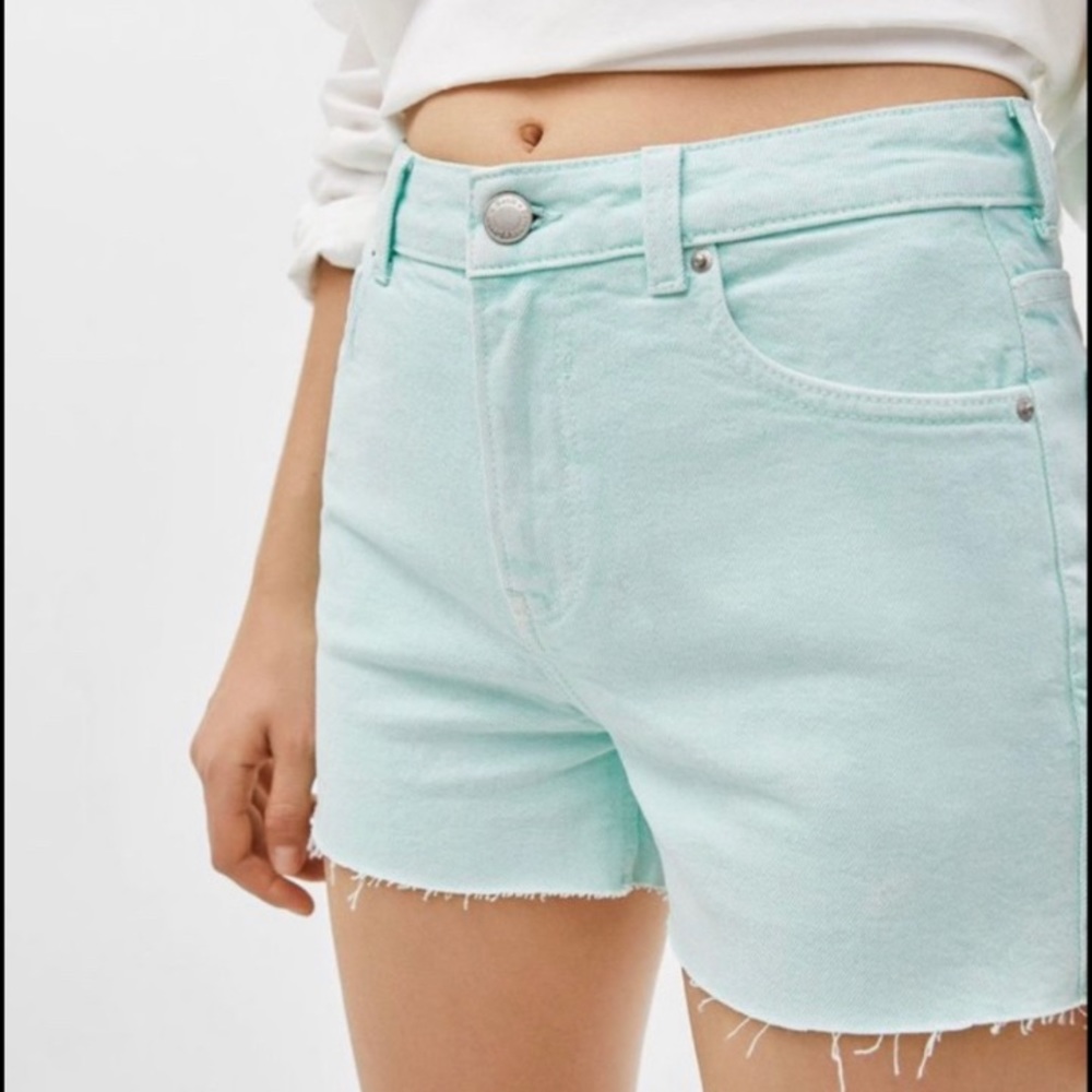 Bershka Womens Mint Shorts
